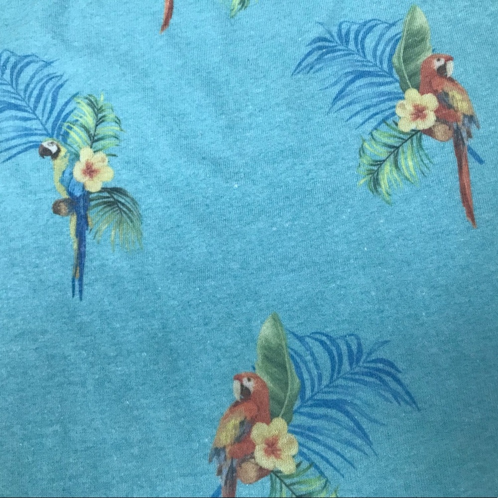 Caribbean super soft tee - Tropical parrot print - Men - Picture 3 of 3